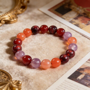 Natural Red Carnelian Bracelet | Vitality & Courage Healing Crystal Jewelry